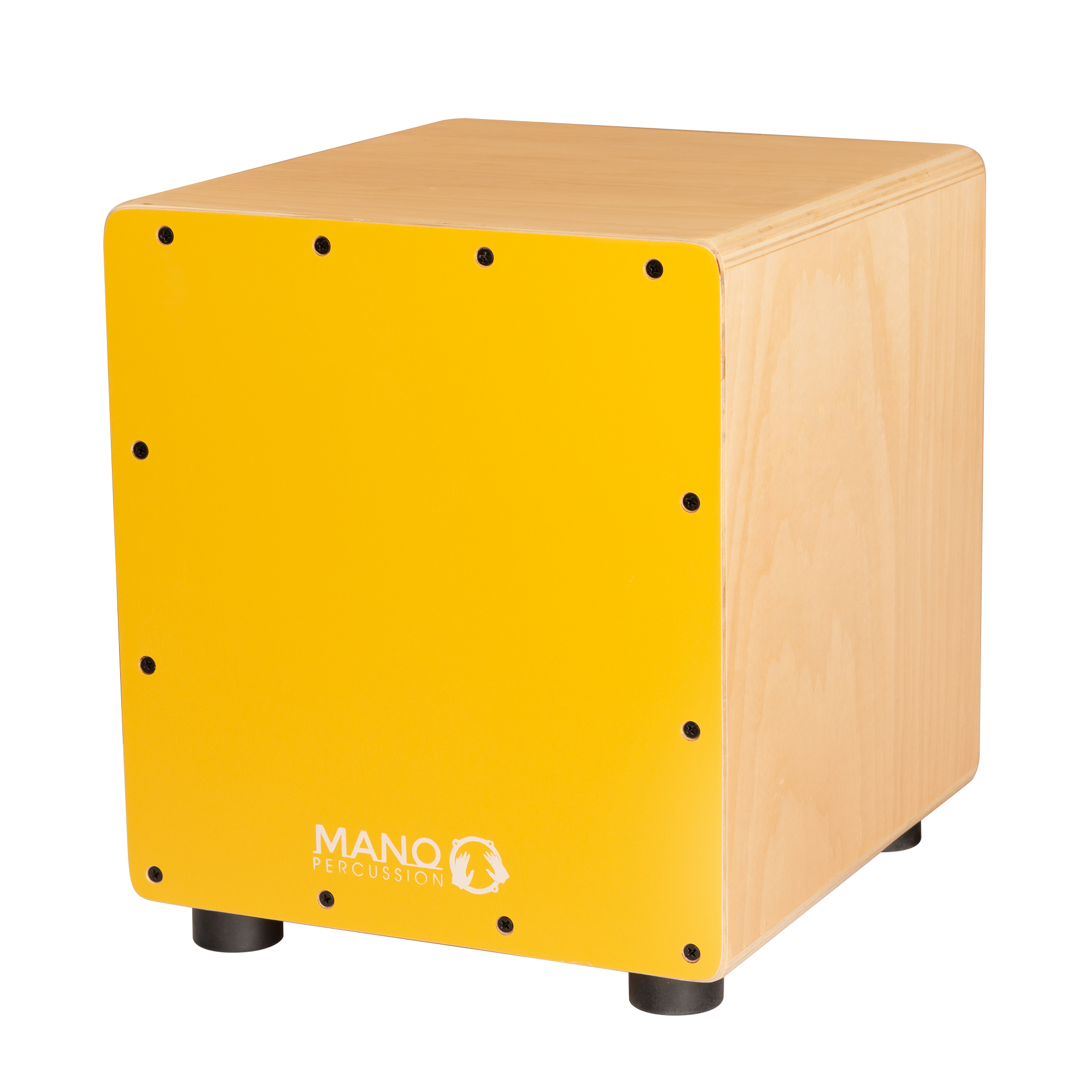 MANO PERCUSSION | MPC13Y | Mini Wooden Cajon. Yellow. Yellow MANO PERCUSSION | MPC13Y | Mini Wooden Cajon. Yellow. Yellow